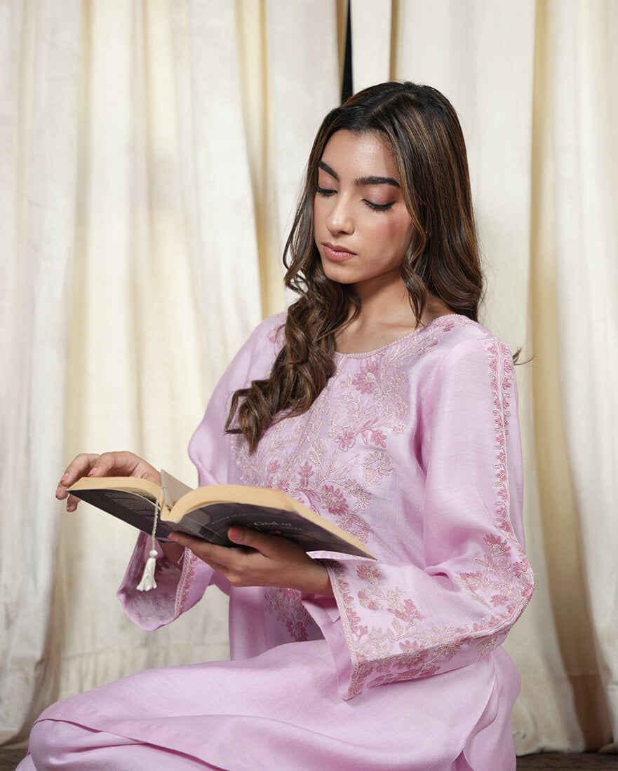 Laleh Baby Pink Suit