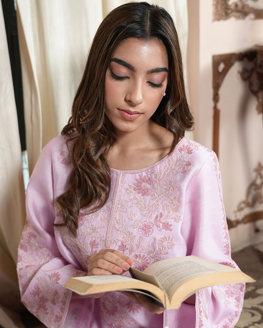 Laleh Baby Pink Suit