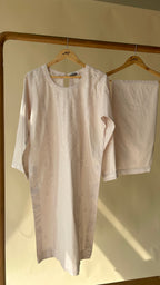 Powder Pink Embroidered Suit