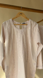 Powder Pink Embroidered Suit