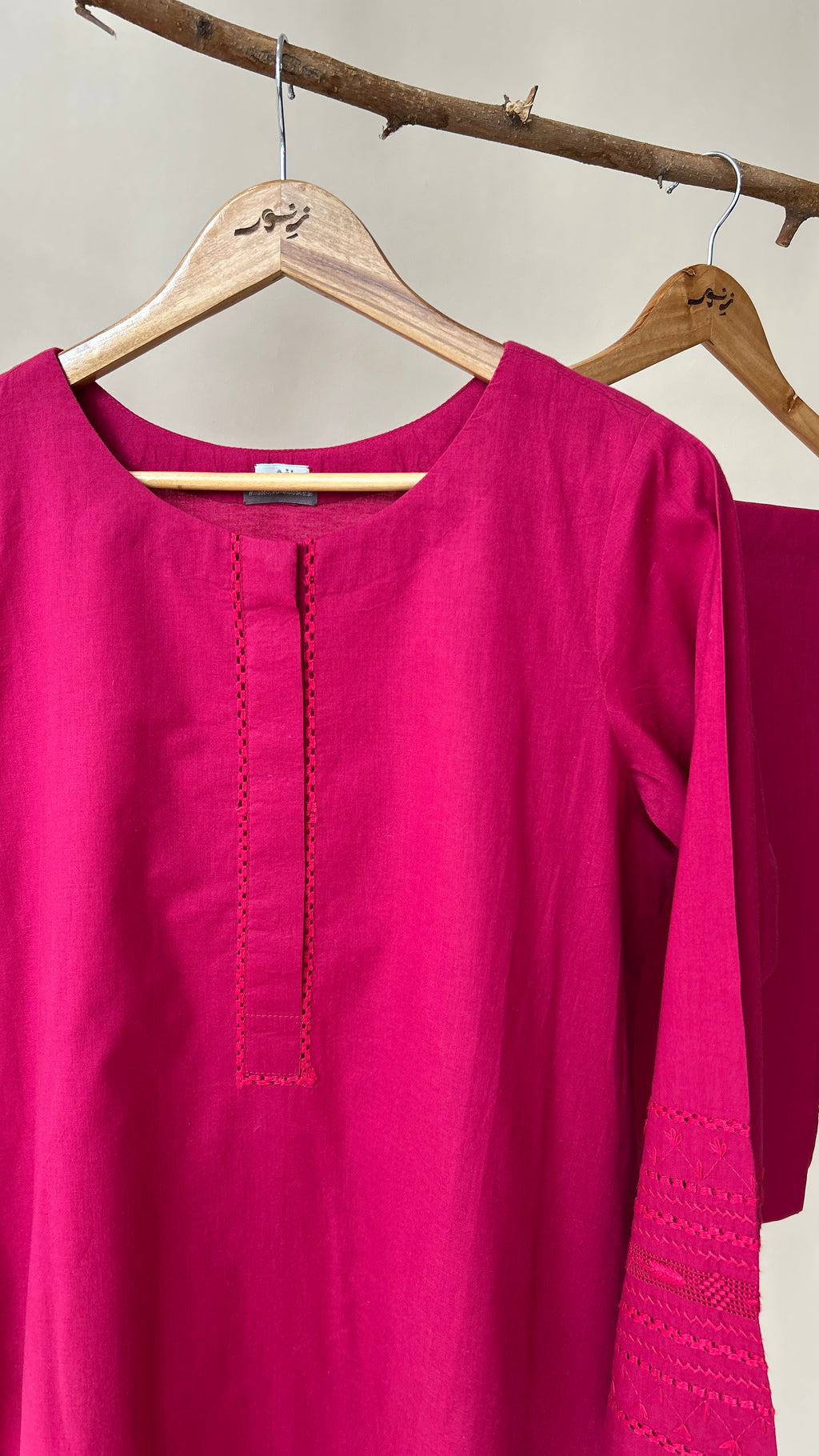 Pink Tarkashi Suit