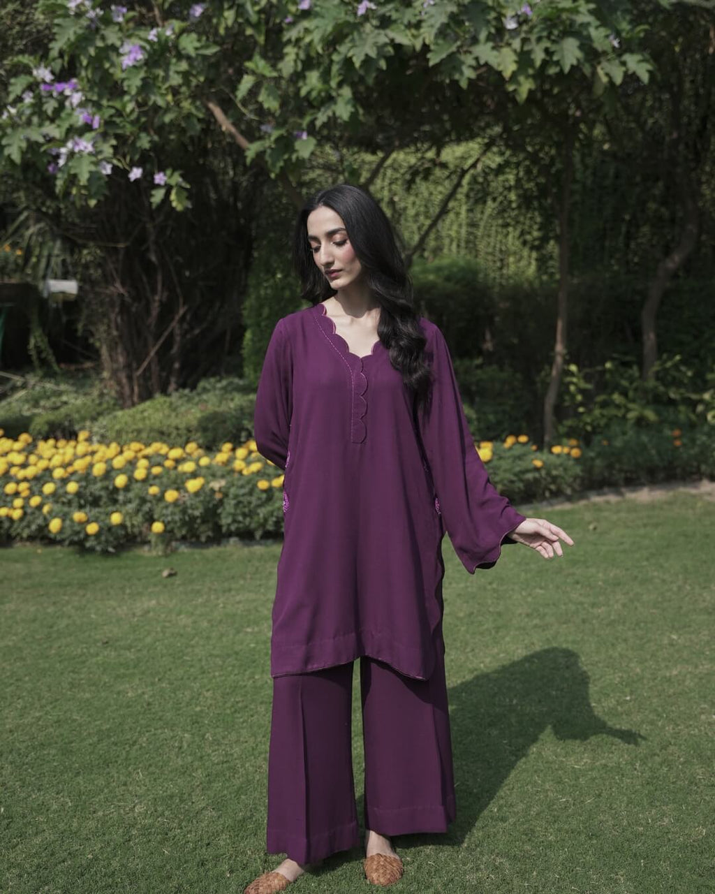 Gulaaha Plum suit