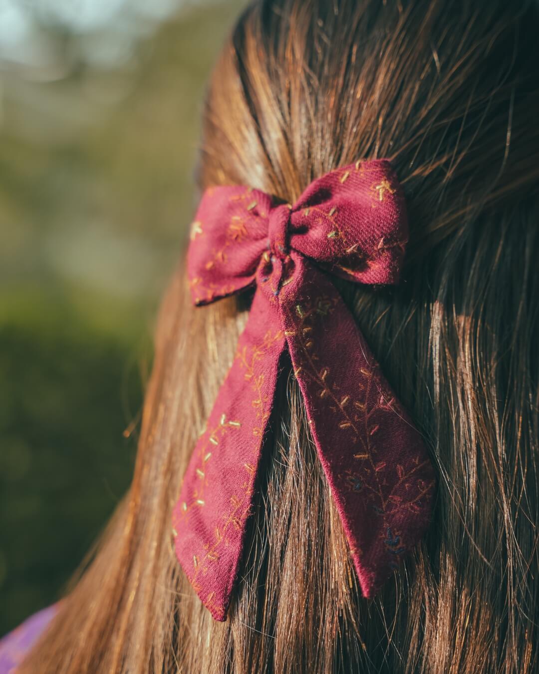 Pashm Bow Pink