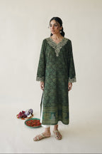Sabz Ajrak 2 Pc Suit