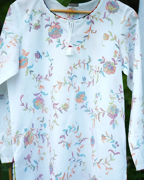 Aashna White 2 Piece Suit