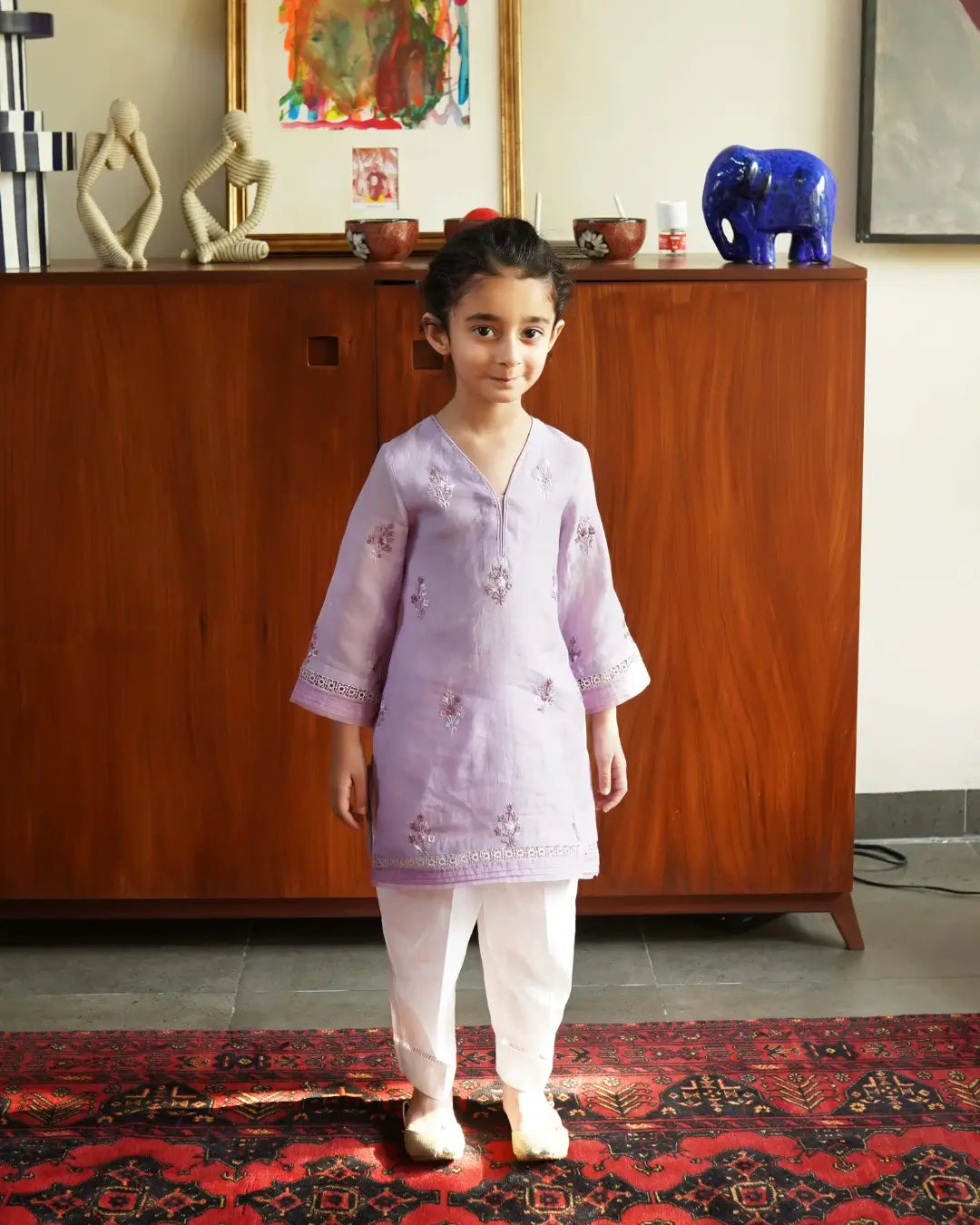 Lina Lavender Kids Shirt