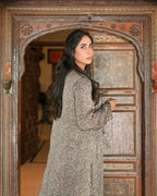 Rukhsar Brown Silk (Ajrak)
