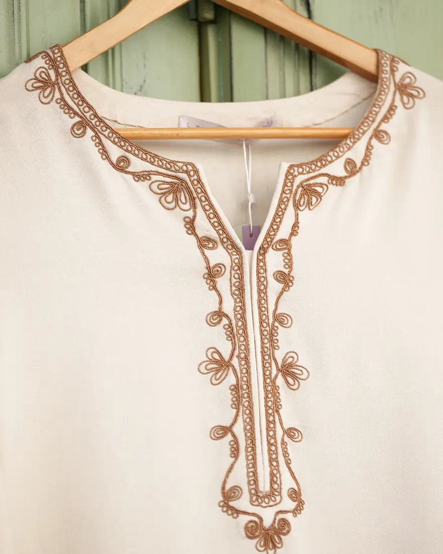 Noorain Off White Dori Work Suit