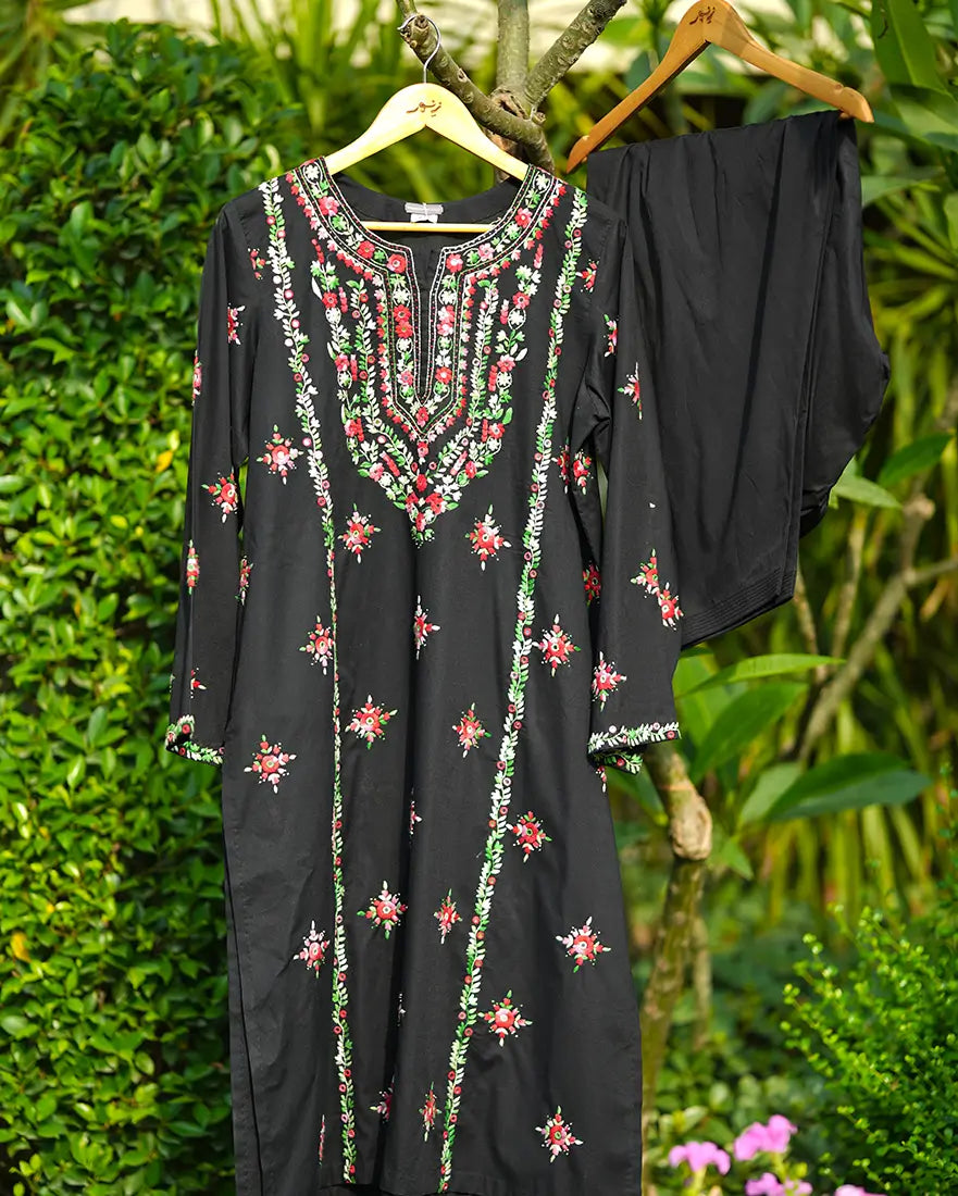 Kashaf Black 2 Piece Suit