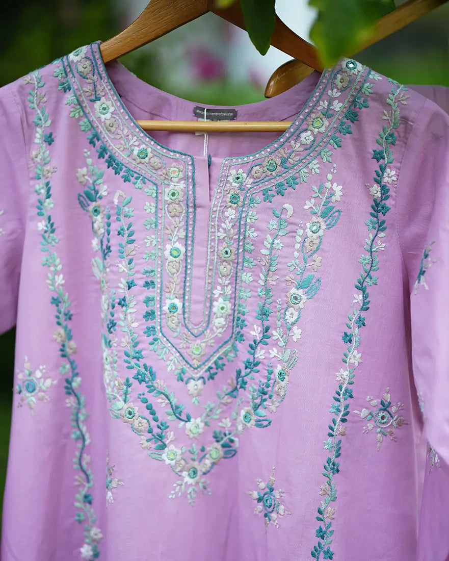 Kashaf Pink 2 Piece Suit