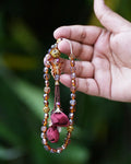 Tasbih Round Flower Beads Red