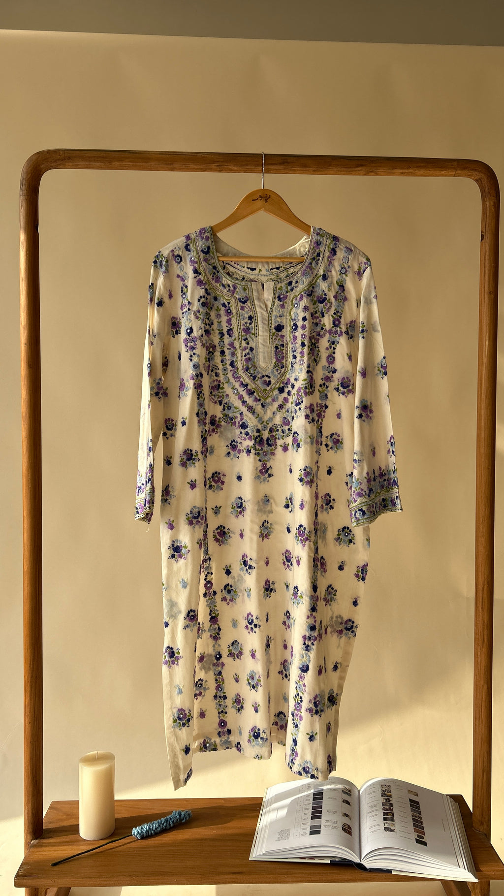 Beige Shirt Embroidered B