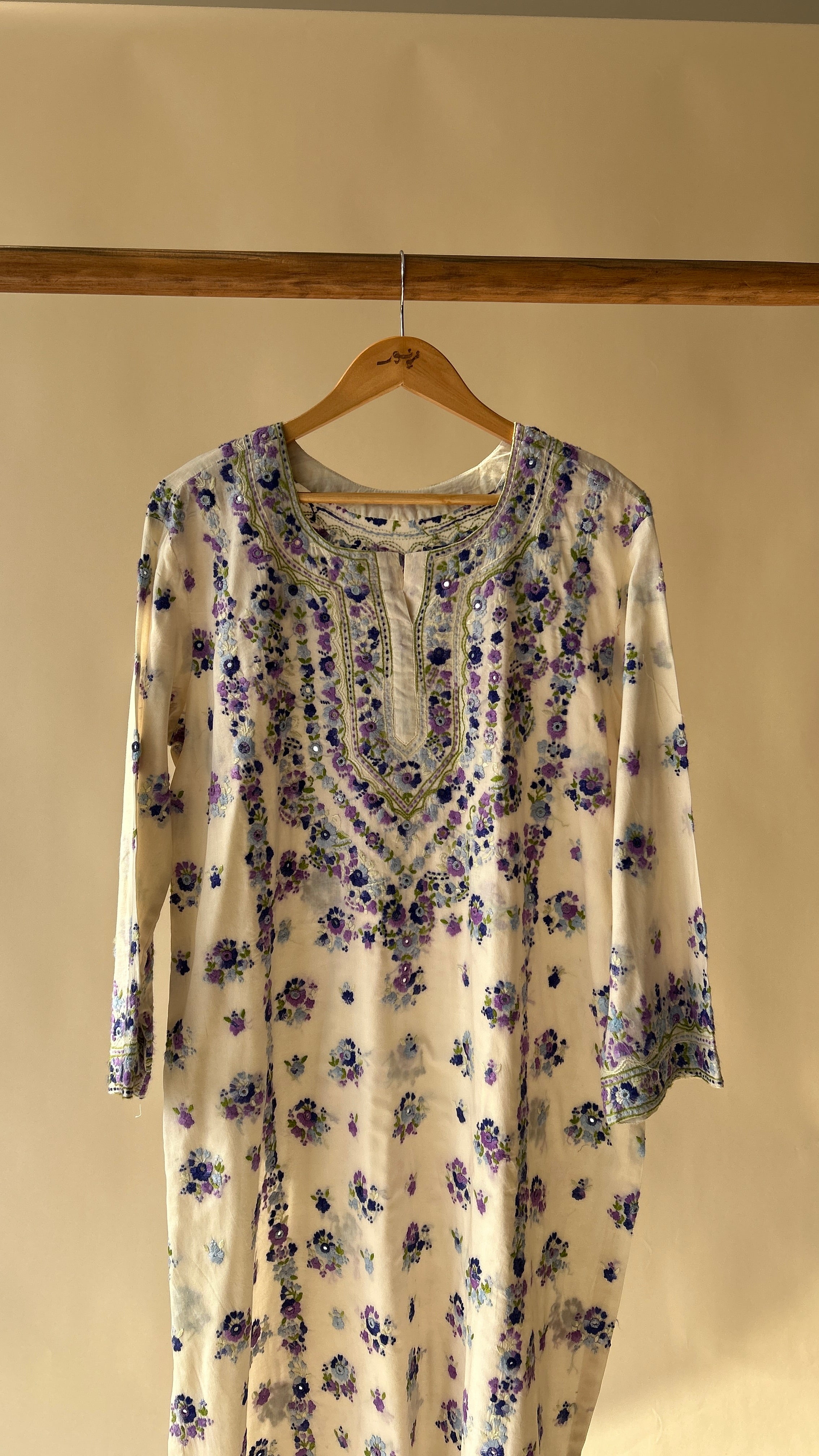 Beige Shirt Embroidered B