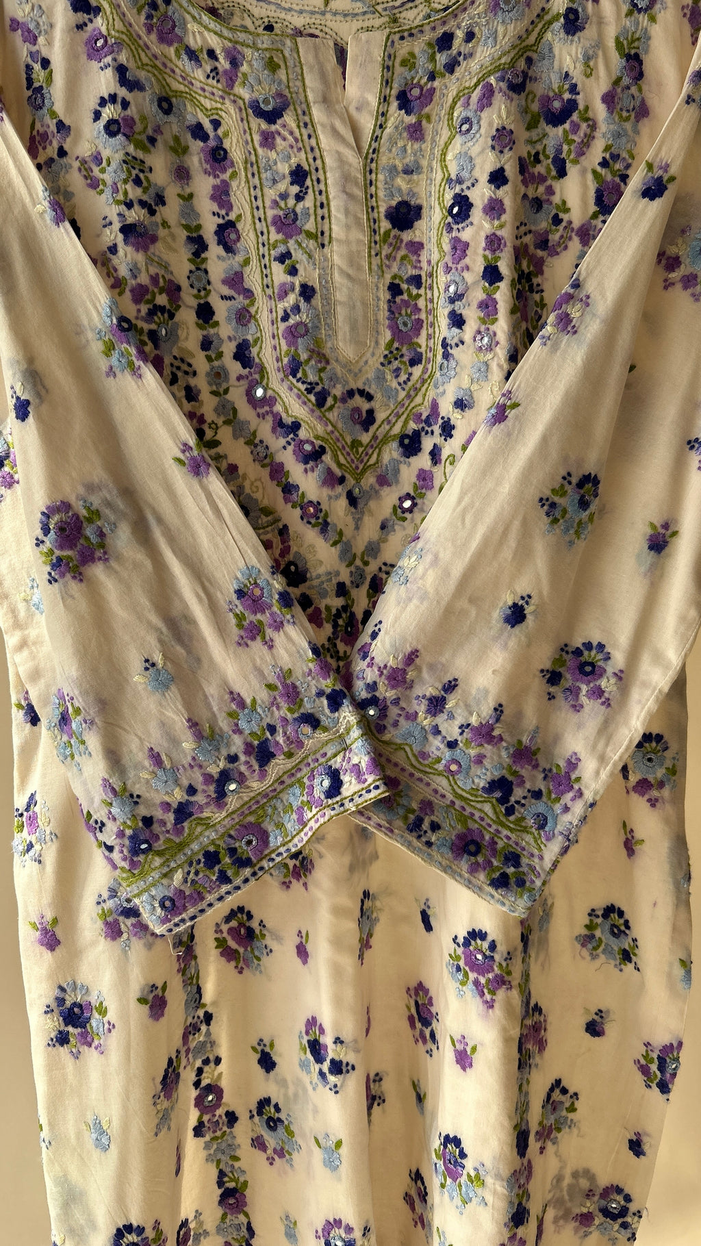 Beige Shirt Embroidered B
