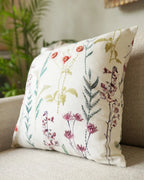 Bukhara White Emb Cushion