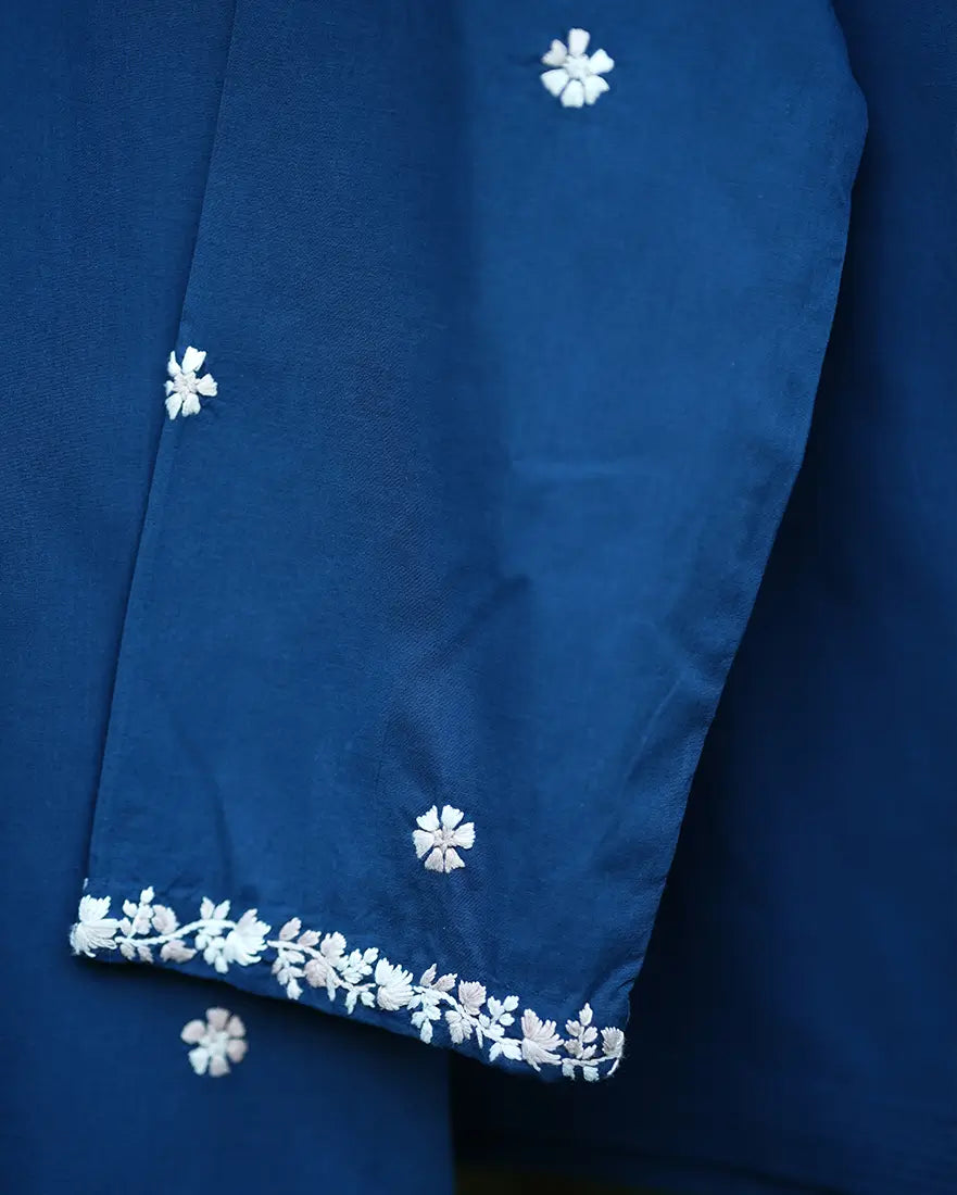 Mahgul Blue 2 Piece Suit