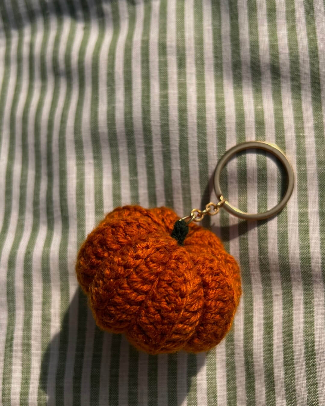 Pumpkin keychain