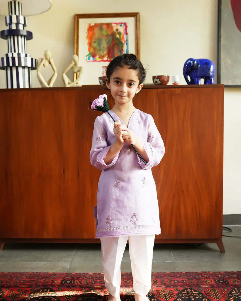 Lina Lavender Kids Shirt
