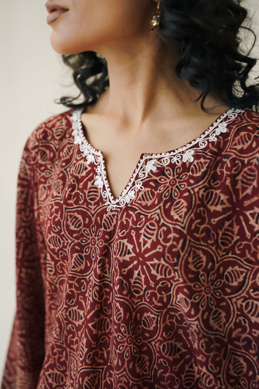 Surkh Ajrak 2 Pc Suit