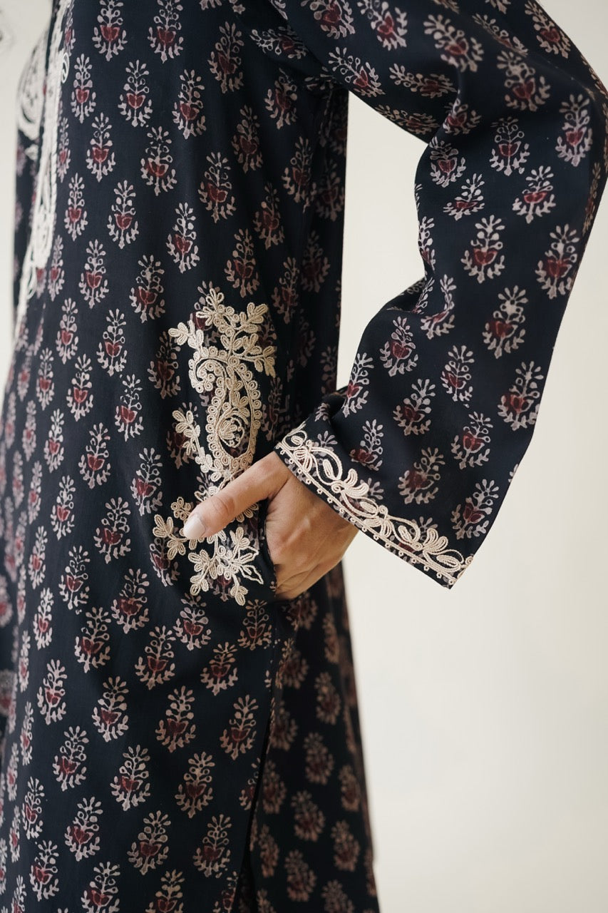 Abeer Ajrak 2 Pc Suit
