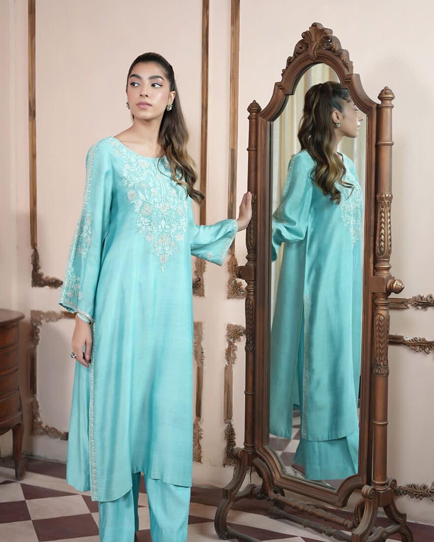 Laleh Sky Blue Suit
