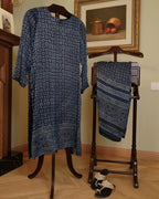 Rukhsar Brown Silk (Ajrak)