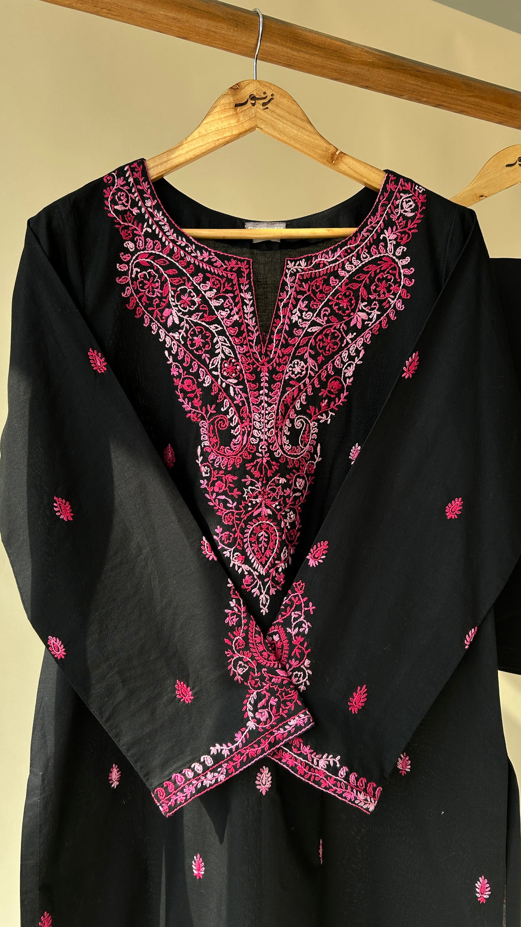 Black Suit With Paisly Design