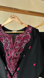 Black Suit With Paisly Design