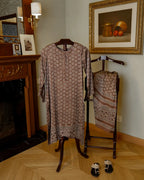 Rukhsar Brown Silk (Ajrak)