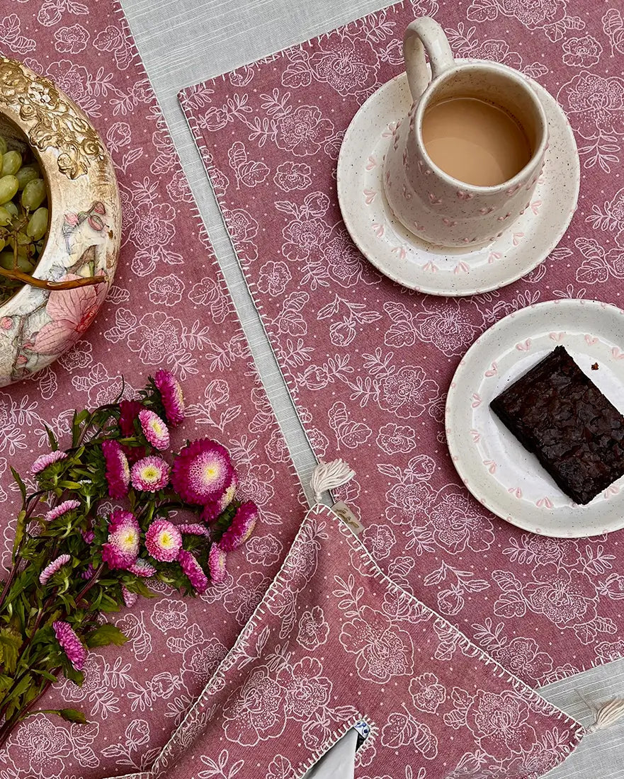 Roheena Pink Flora Mat
