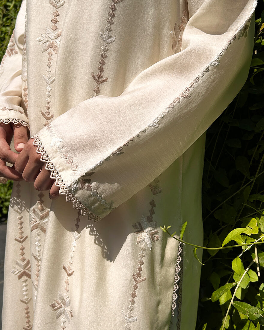 Silsila Phulkari Shirt khaadi silk