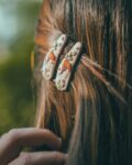 Embroidered Pins Orange