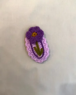 Crocheted Hair Pins