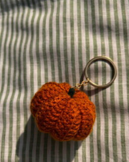 Pumpkin keychain
