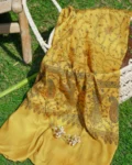 Embroided stole yellow