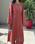 Naz Dull rust emb Suit