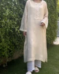Silsila Phulkari Shirt Cotton net