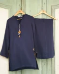 Zeen Blue Embroidered Suit